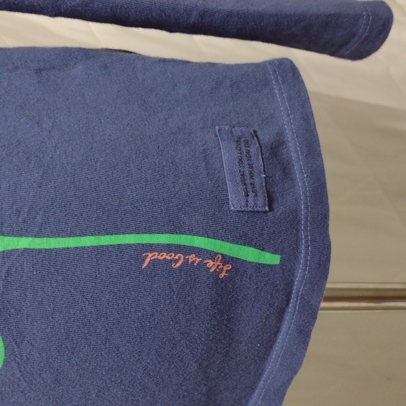 Beautiful blue Life is Good  crusher tee, sz XS - Picture 3 of 12
